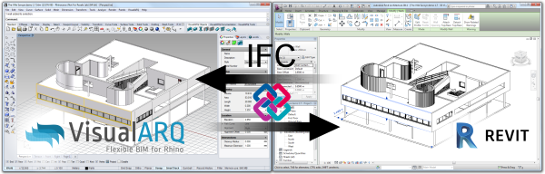 Intercambio de modelos entre Rhino y Revit a través de IFC