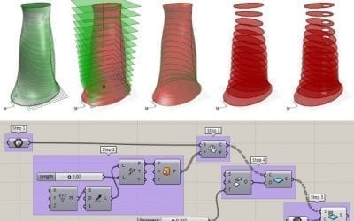 Neue Übungen für die VisualARQ Grasshopper Components: Erzeugung von Decken und Treppen