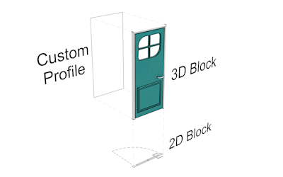 Create custom doors and windows from blocks in VisualARQ